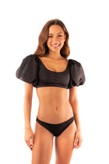 Aracely Swimwear Top Black Sanlier