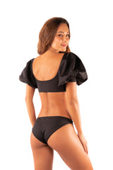 Details of Aracely Swimwear Top Black Sanlier