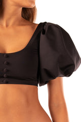 Sanlier Aracely Swimwear Top Black