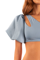 Sanlier Eden Sky Blue Swimwear Top