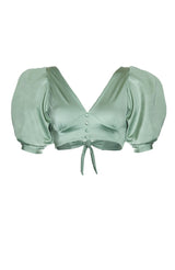 Rose Mint Swimwear Top Details