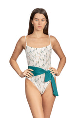 Campeche Birds One-Piece Swimsuit