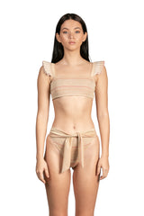 Sayulita Gold & Pink Swimwear Bottom