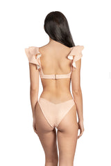 Details of Akumal Polka Dots Swimwear Top Sanlier