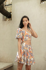 Sanlier Nayarit Papaya Resort Wear Dress