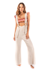 Ayala Natural Jumpsuit Sanlier