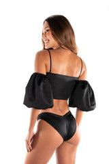 Loreto Black Swimwear Top Sanlier