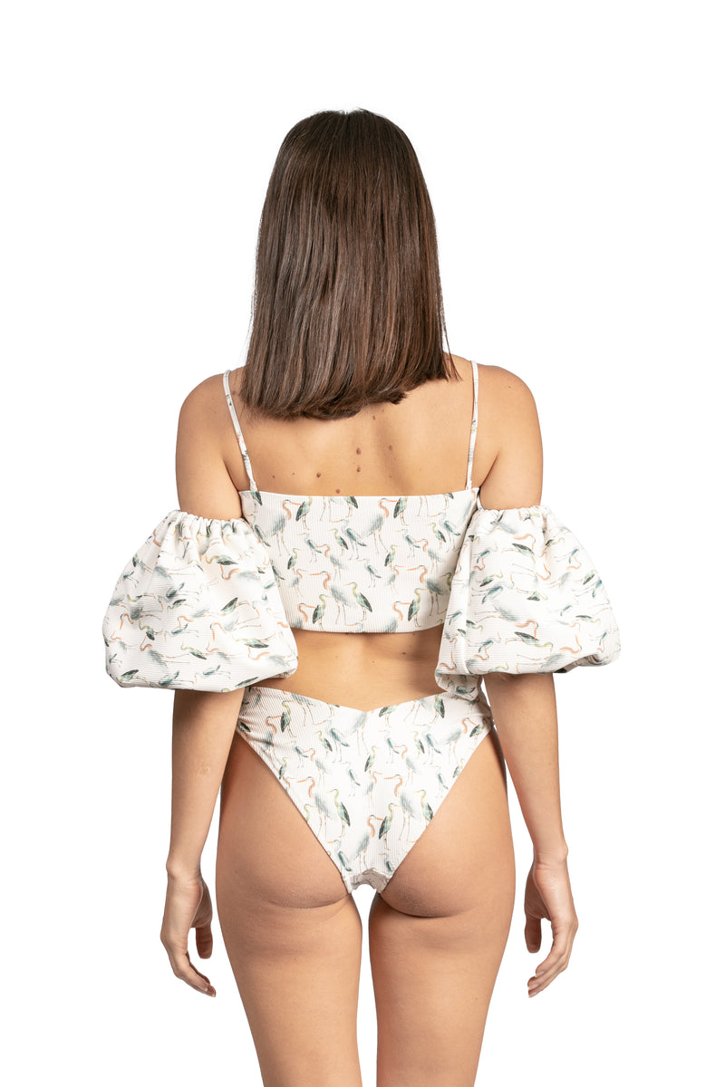 Loreto Bikini Set in Birds Print