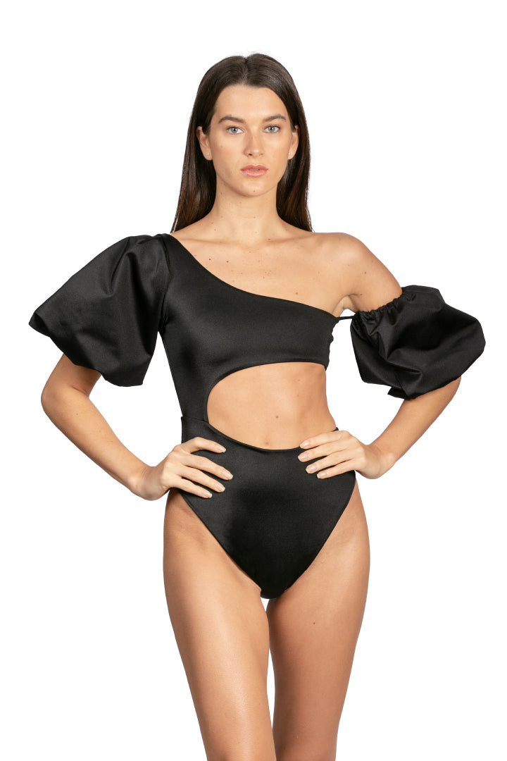 La Paz Black One-Piece Swimsuit