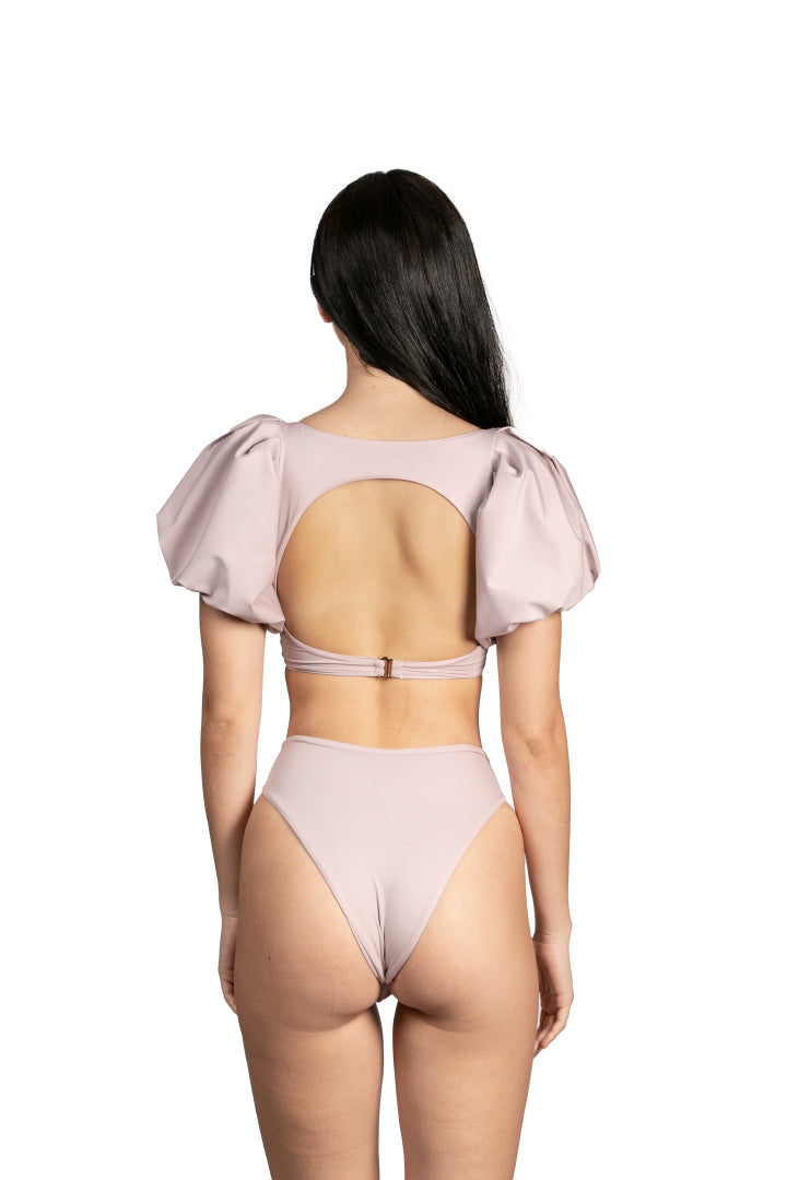 Details of Sayulita Lilac Swimwear Top